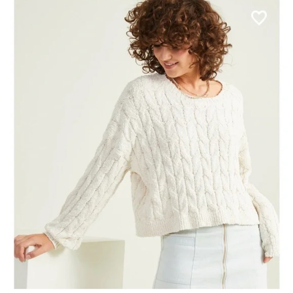 Altar'd State Cable Knit Sweater